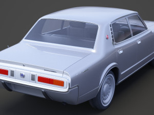 Toyota Crown sedan 1971 Modèle 3D