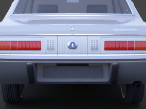 Toyota Crown sedan 1971 Modèle 3D