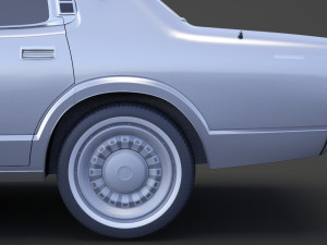 Toyota Crown sedan 1971 Modèle 3D