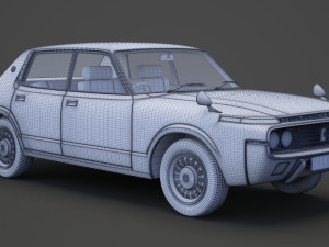 Toyota Crown sedan 1971 Modèle 3D