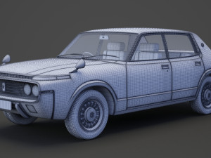 Toyota Crown sedan 1971 Modèle 3D