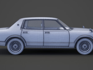 Toyota Crown sedan 1971 Modèle 3D
