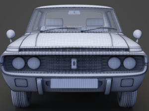 Toyota Crown sedan 1971 Modèle 3D