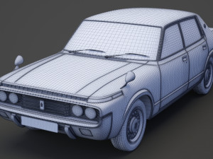 Toyota Crown sedan 1971 Modèle 3D