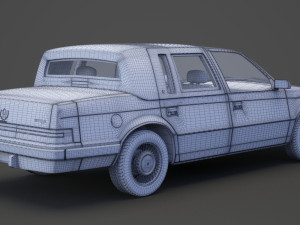 Chrysler Imperial 1989 3D Model