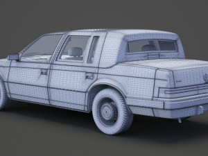 Chrysler Imperial 1989 3D Model