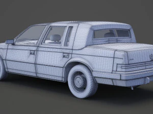 Chrysler Imperial 1989 3D Model