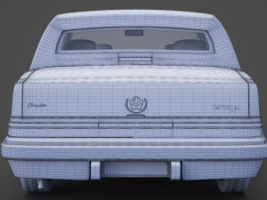 Chrysler Imperial 1989 3D Model