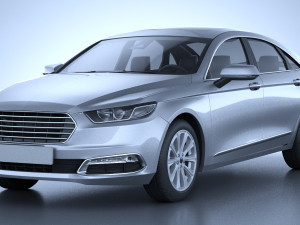 Generic American Car 01 Modelo 3D