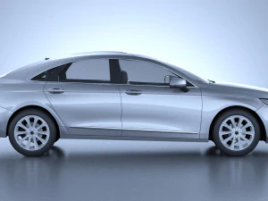 Generic American Car 01 3D Model