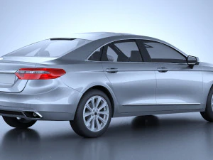 Generic American Car 01 3D Model