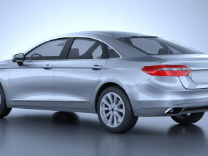 Generic American Car 01 3D Model