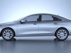 Generic American Car 01 3D Model