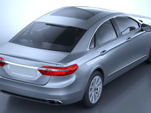 Generic American Car 01 3D Model