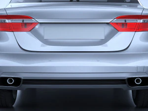 Generic American Car 01 3D Model