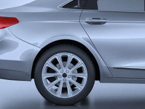 Generic American Car 01 Modelo 3D