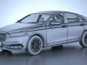 Generic American Car 01 Modelo 3D