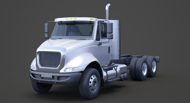 Caterpillar American Truck 01 Modello 3D .c4d .max .obj .3ds .fbx .stl .blend