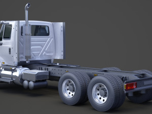 Caterpillar American Truck 01 Modello 3D