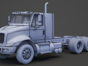 Caterpillar American Truck 01 Modello 3D