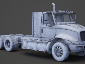 Caterpillar American Truck 01 Modello 3D