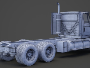 Caterpillar American Truck 01 Modello 3D