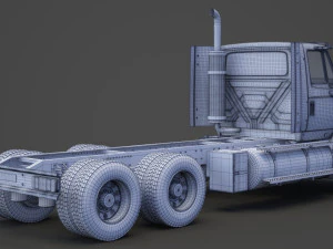 Caterpillar American Truck 01 3D Model