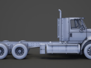 Caterpillar American Truck 01 Modello 3D