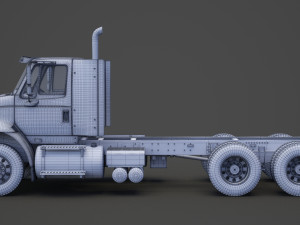 Caterpillar American Truck 01 Modello 3D
