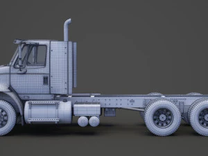 Caterpillar American Truck 01 3D Model