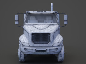 Caterpillar American Truck 01 Modello 3D