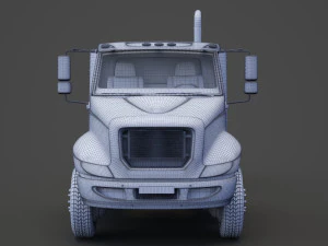 Caterpillar American Truck 01 3D Model