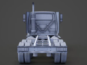 Caterpillar American Truck 01 3D Model