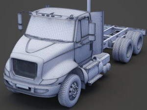 Caterpillar American Truck 01 3D Model