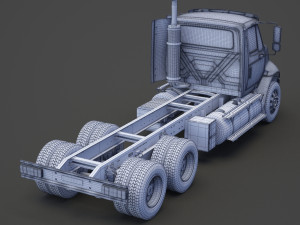 Caterpillar American Truck 01 Modello 3D