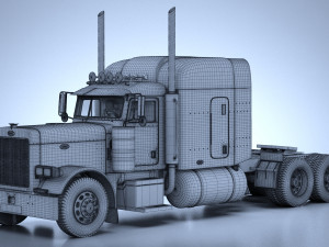 Peterbilt 379 Truck 1987 Modelo 3D