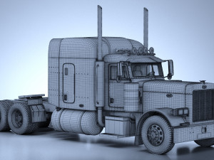 Peterbilt 379 Truck 1987 Modelo 3D