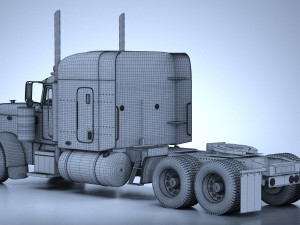 Peterbilt 379 Truck 1987 Modelo 3D
