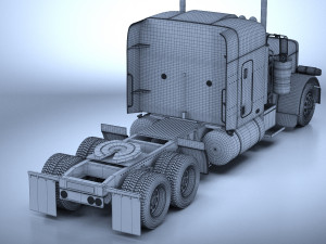 Peterbilt 379 Truck 1987 Modelo 3D