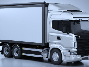 Generic Swedish Truck 01 Model 3D