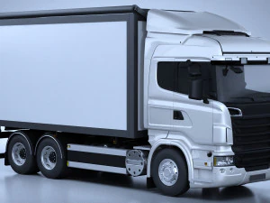 Generic Swedish Truck 01 3D Model