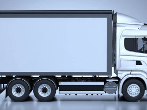 Generic Swedish Truck 01 3D Model