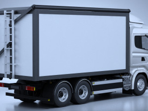 Generic Swedish Truck 01 Model 3D