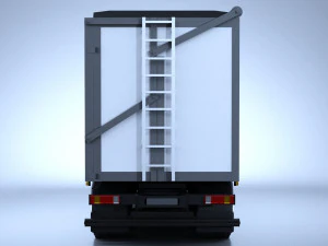 Generic Swedish Truck 01 3D Model