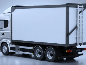 Generic Swedish Truck 01 3D Model