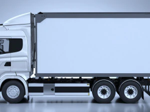 Generic Swedish Truck 01 3D Model