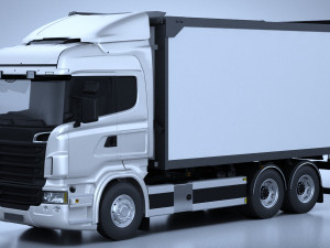 Generic Swedish Truck 01 Model 3D