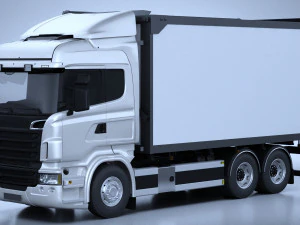 Generic Swedish Truck 01 3D Model