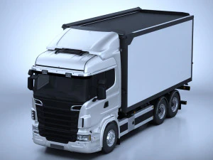 Generic Swedish Truck 01 3D Model