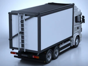Generic Swedish Truck 01 3D Model